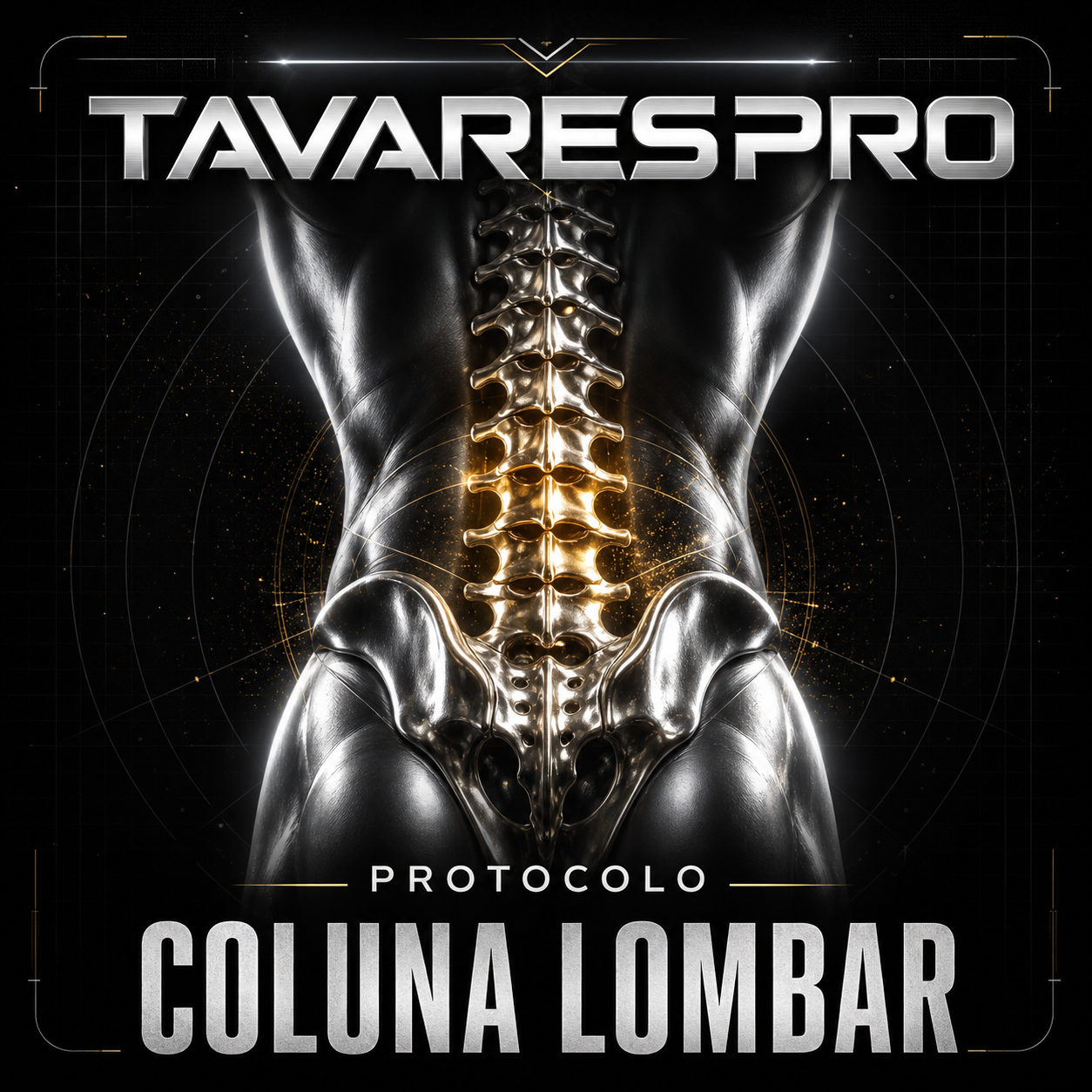 Capa metálica do Protocolo Coluna Lombar