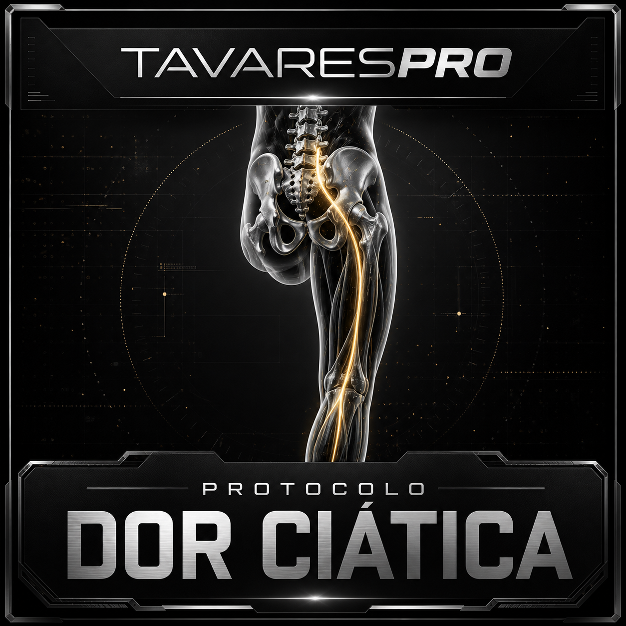 Capa metálica do Protocolo Dor Ciática