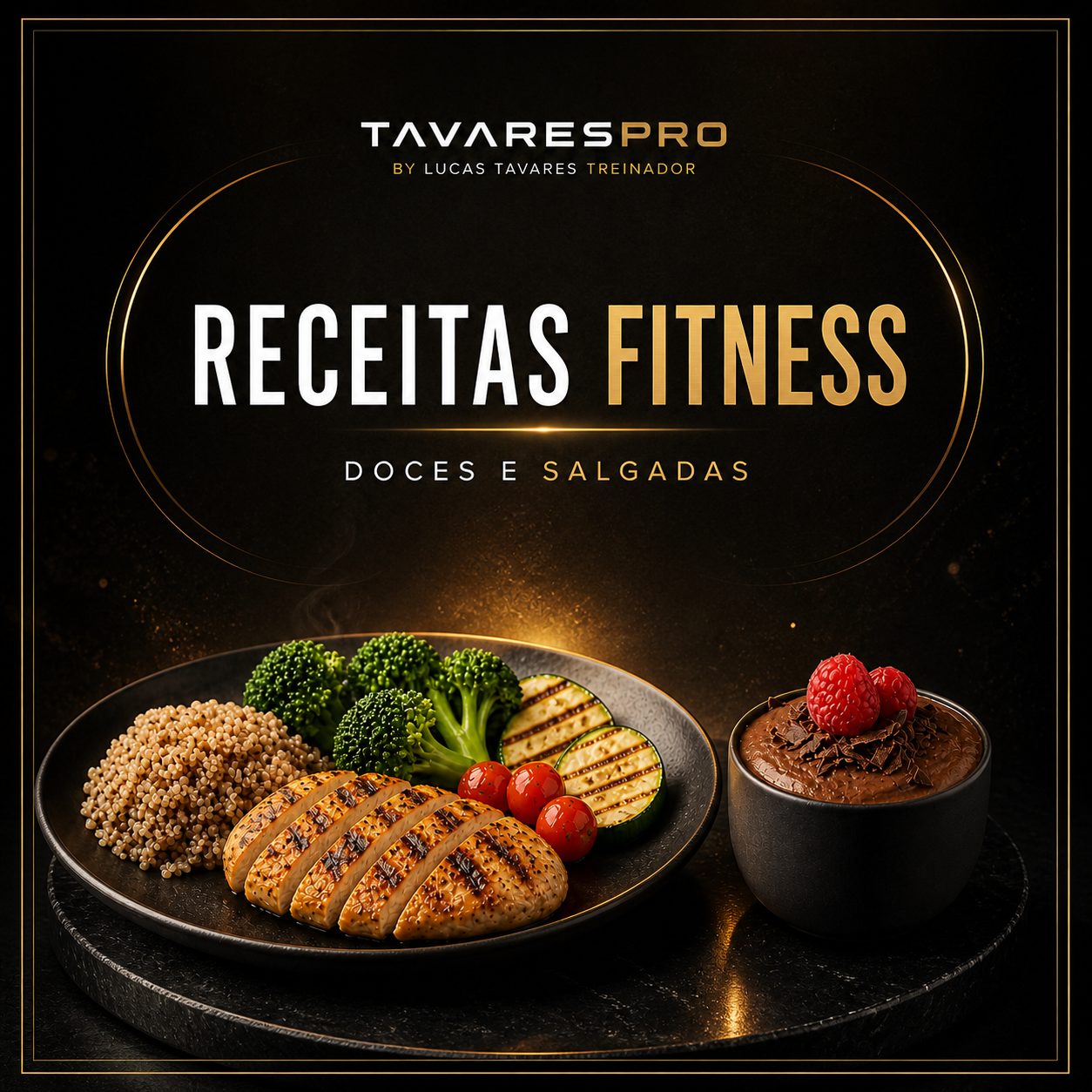 Capa do ebook Receitas Fitness: doces e salgadas